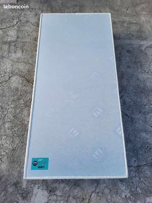 Sommier tapissier et matelas Merinos 90x190 (image 1)
