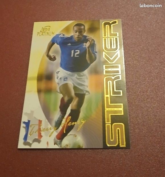 Carte De Foot Thierry Henry – France 2004, Mondial Futera, N°43
