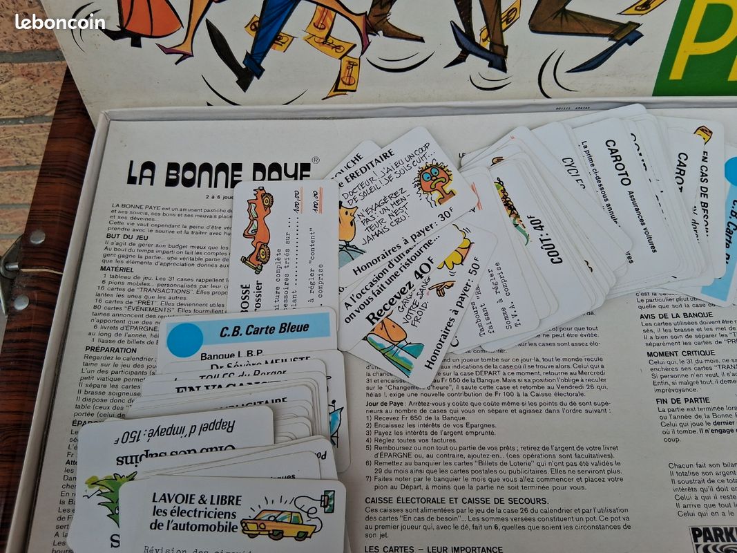 Jeu La bonne paye 1977 (image 11)