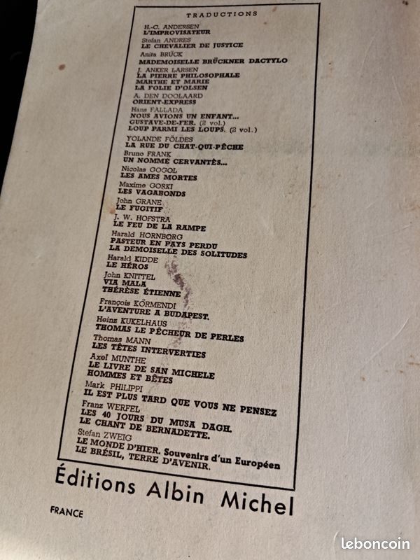Le livre de San Michele d'Axel Munthe ,1951 (image 2)