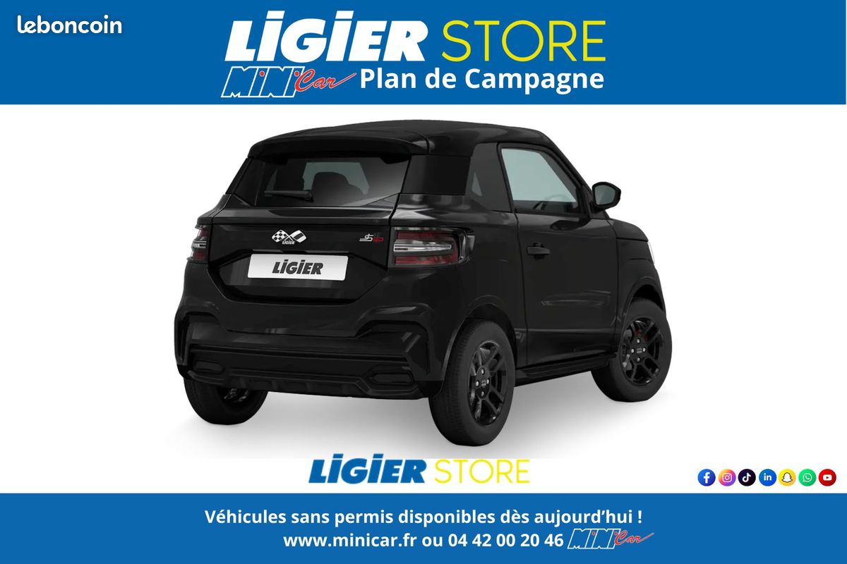 Voiture sans permis LIGIER JS50 Select Diesel Neuf (image 3)