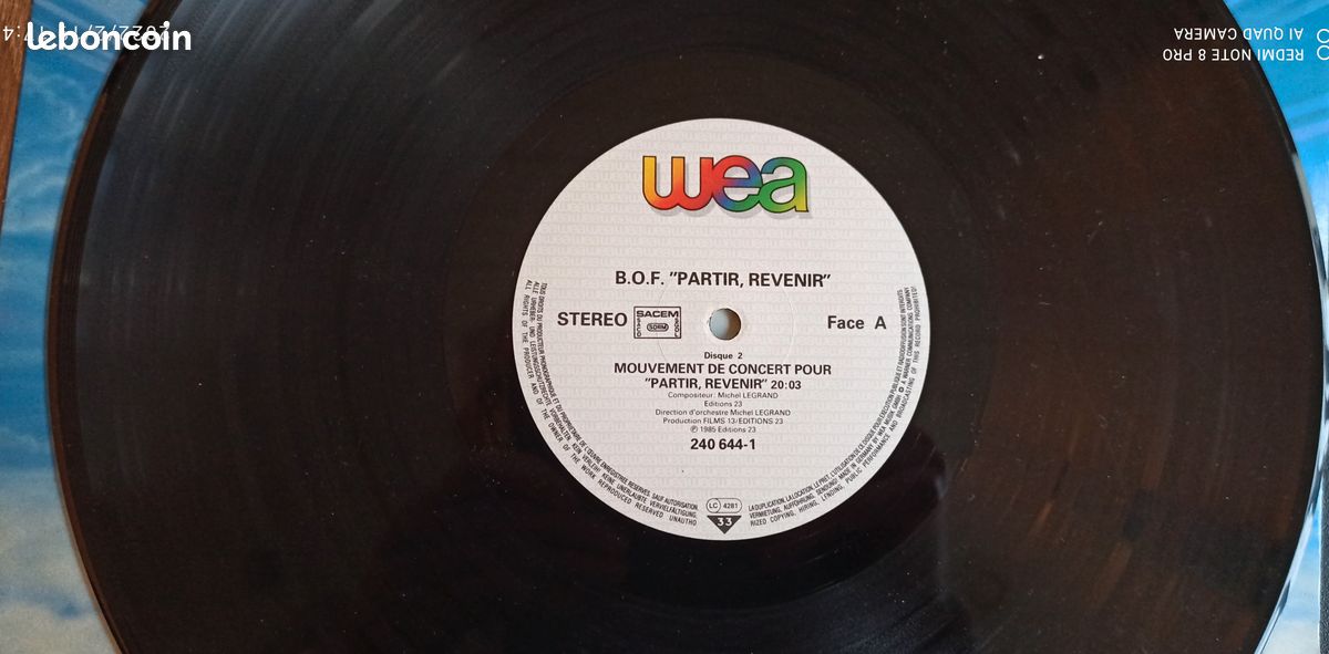 Double disque Vinyle BOF du film Partir Revenir (image 5)
