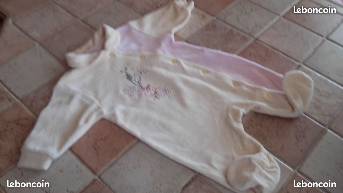 Pyjamas velours 1 mois (image 2)