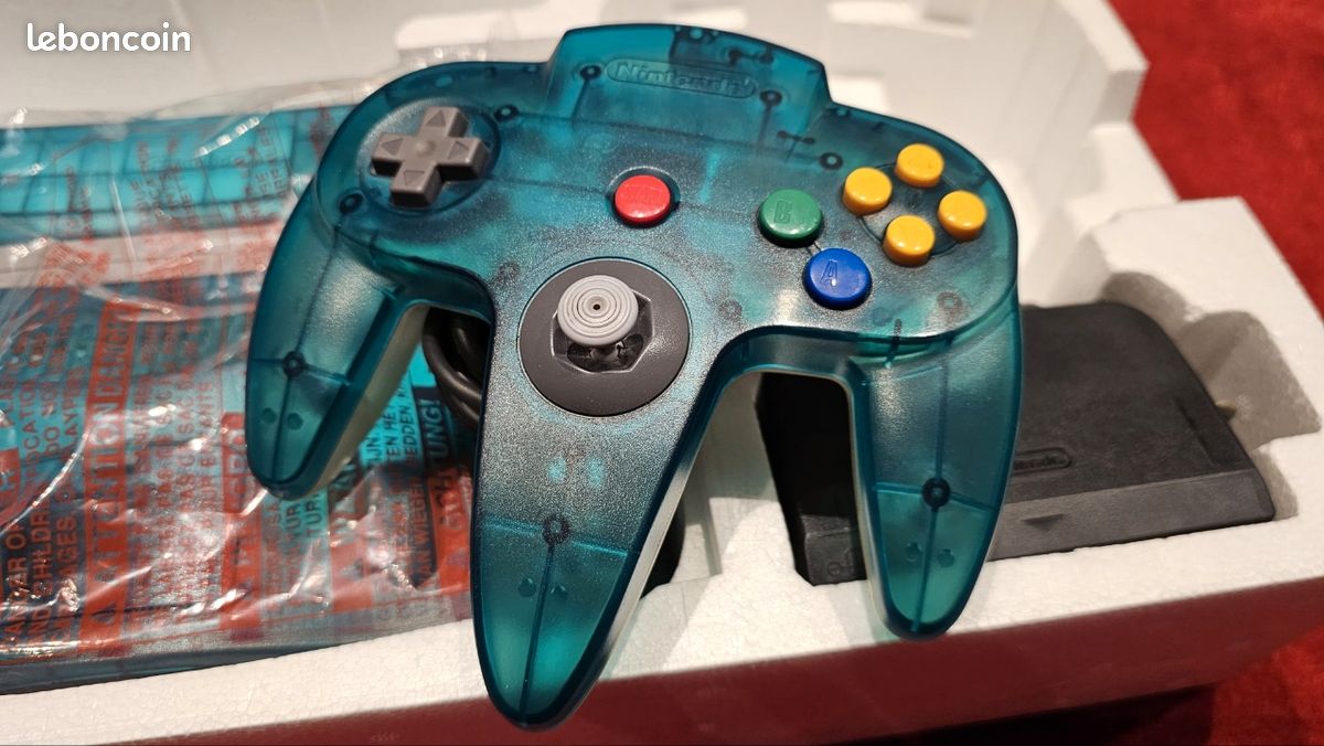 Nintendo 64 aqua blue jap en boite (image 4)