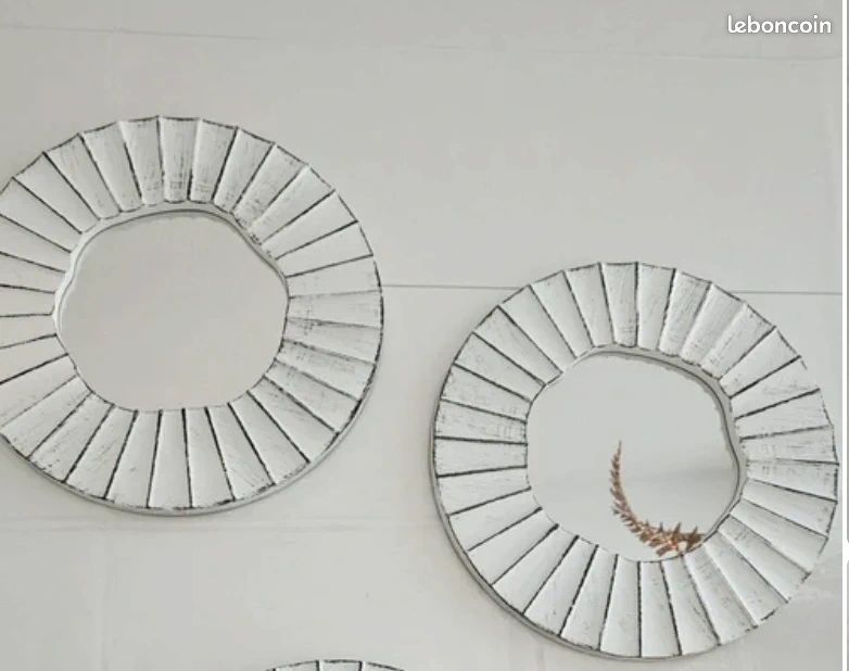 2 cadres miroirs muraux (image 1)