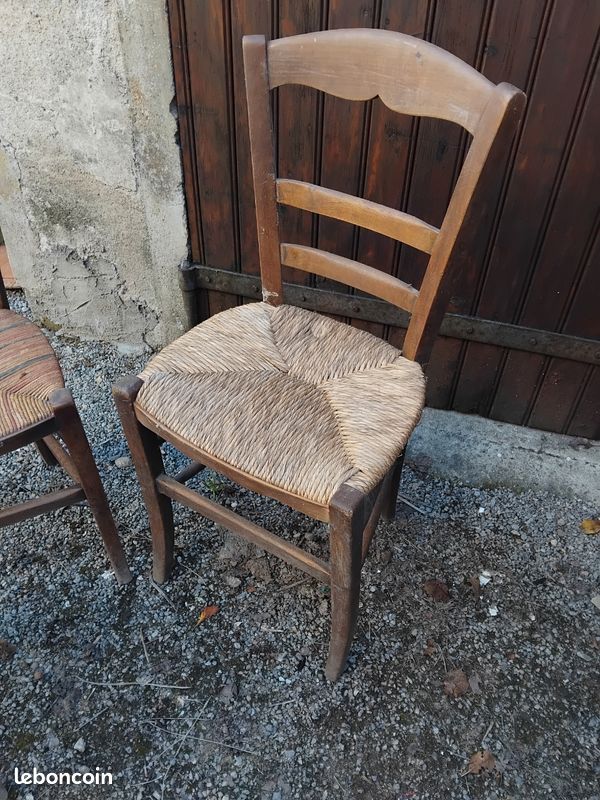 Chaises en paille bon état (image 2)