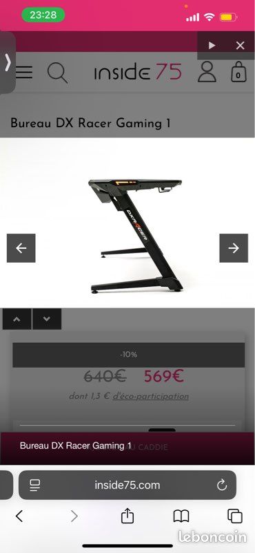 Bureau DX Racer gaming 8 (image 4)