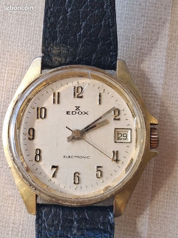 Montre vintage Edox électronic (image 1)