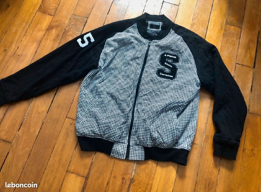 Blouson noir Staple XXL (image 1)