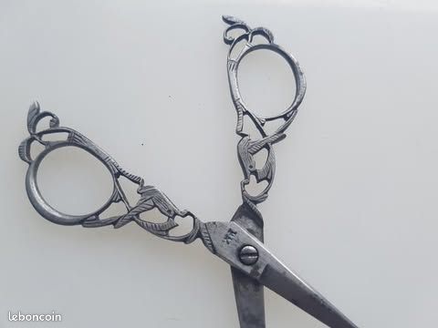 GOTOTOP Ciseaux De Couture Ciseaux à Broder Couleur Argent Style D'oie Classique Bords Incisifs