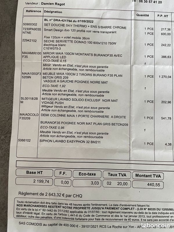 Vends ensemble de salle de bain (image 3)