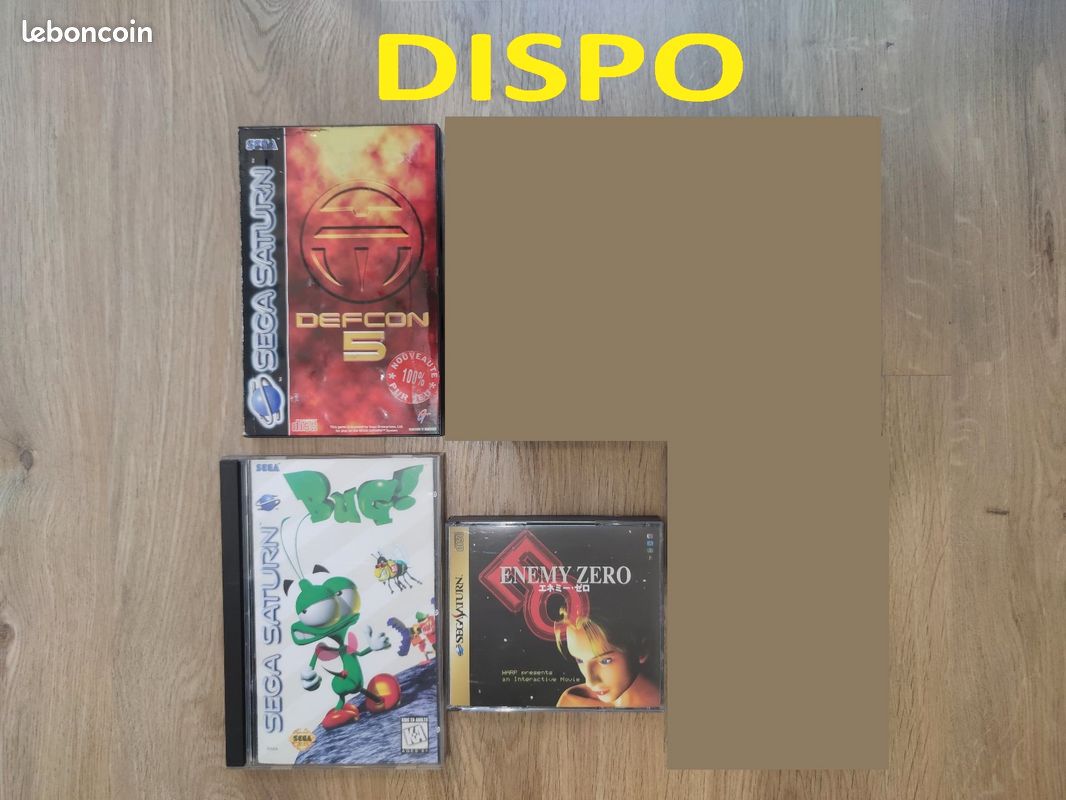 Jeu Defcon 5 Pour Sega Saturn - Version Complète - état Correct Pour Collectionneurs