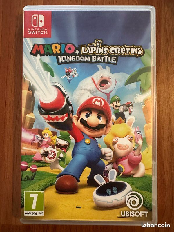 Jeu switch Mario et les lapins crétins kingdom battle COMME NEUF (image 1)