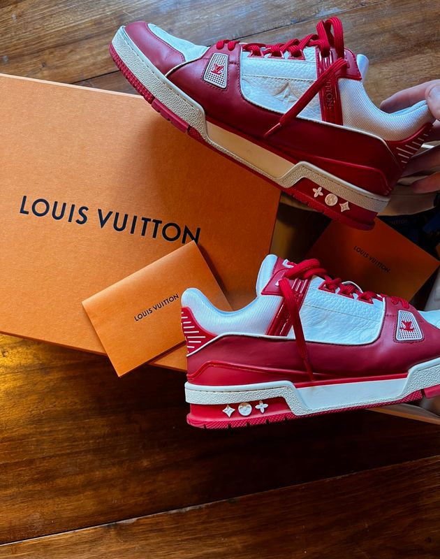 Louis Vuitton Baskets LV Trainer Bleu - chaussures