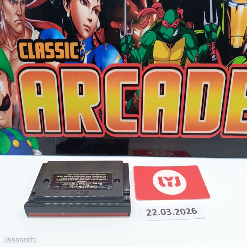 Jeu Sega Master System – DICK TRACY, Bon état, Complet