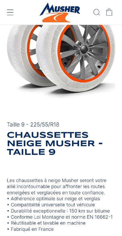 Chaussettes Neige MUSHER