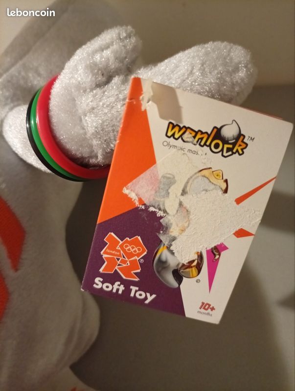 Peluche Wenlock, mascotte officielle des Jeux olympiques de Londres