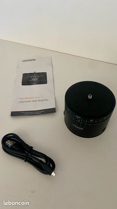 Rotule panoramique électronique pour Time Laps - SEVENOAK SK-EBH01 Pro + accessoires (image 5)
