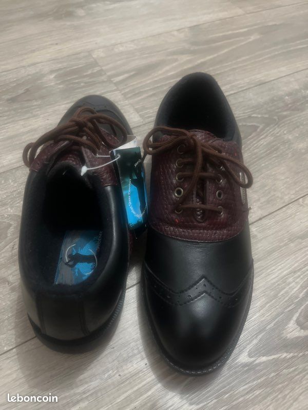 Chaussures de golf pour homme de style classique Saddle Shoes « Phœnix » (image 2)