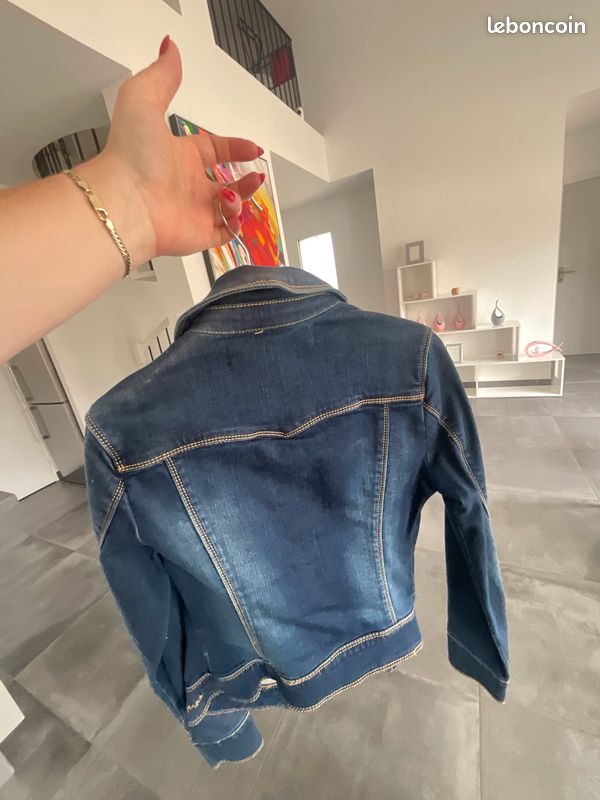 Veste en jean cintré Taille S (image 6)