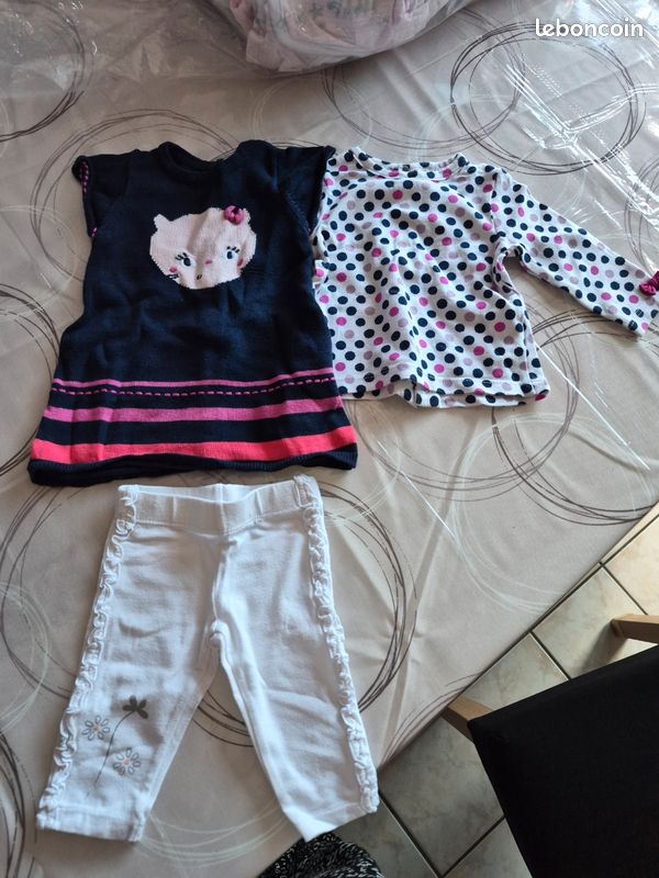 Vêtements bébé fille 1mois en lot (image 6)