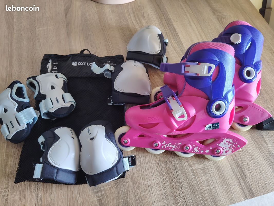 Roller enfant et protections (image 1)