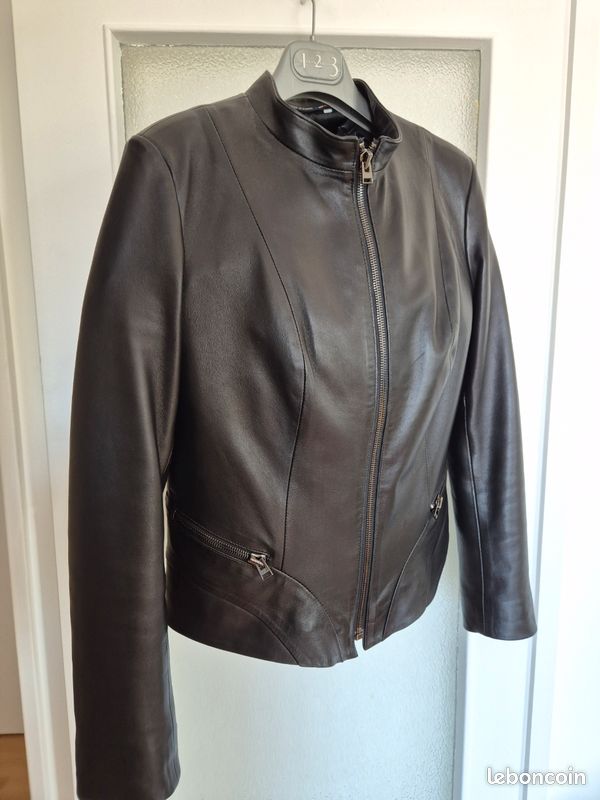 Blouson cuir d'agneau LA CANADIENNE Vêtements