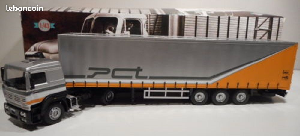 Camion Semi-remorque Renault Miniature CIJ - Échelle 1/43, D'origine, Occasion