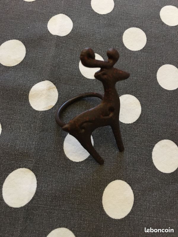 Lot de 4 Ronds de serviette en métal (image 2)