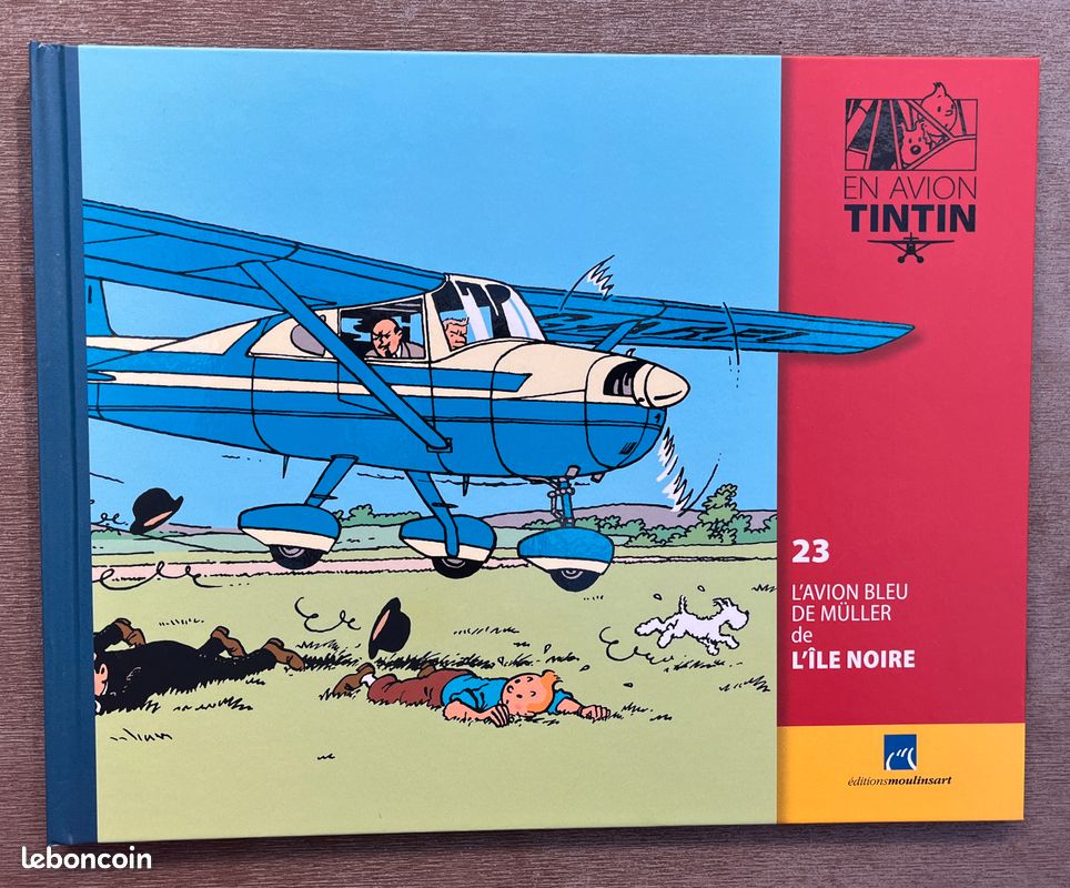 En Avion Tintin - Editions Hachette - 031 L'Avion de course de l'Ile
