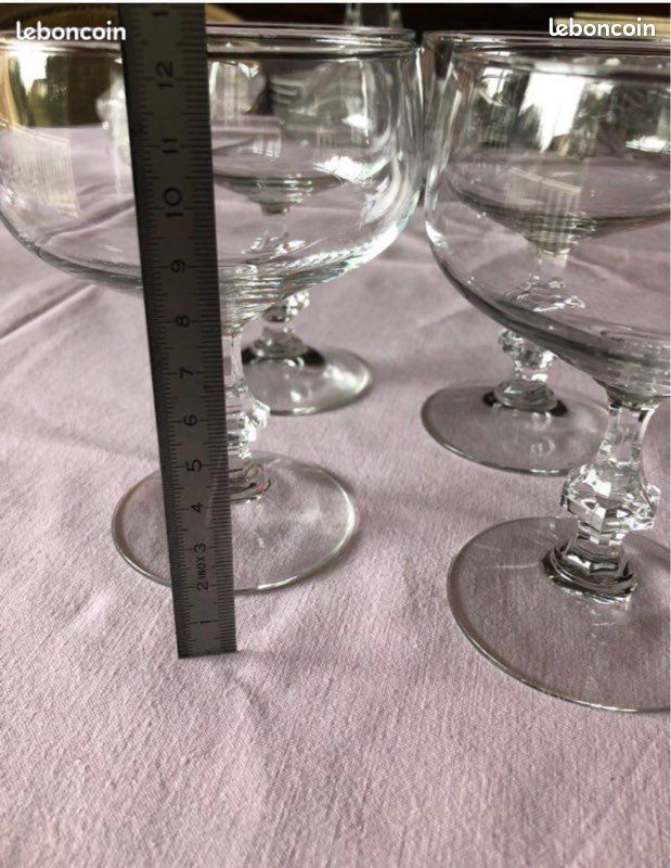 Lot de 4 verres ou coupes à dessert / glace / coctail (image 4)