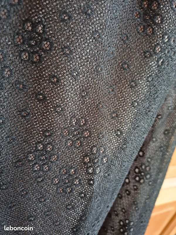 Robe bustier dentelle noire BCBGMAXAZRIA (image 3)