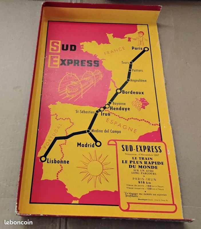Boîte Vide Jouef HO - Coffret Sud Express, France, Carton