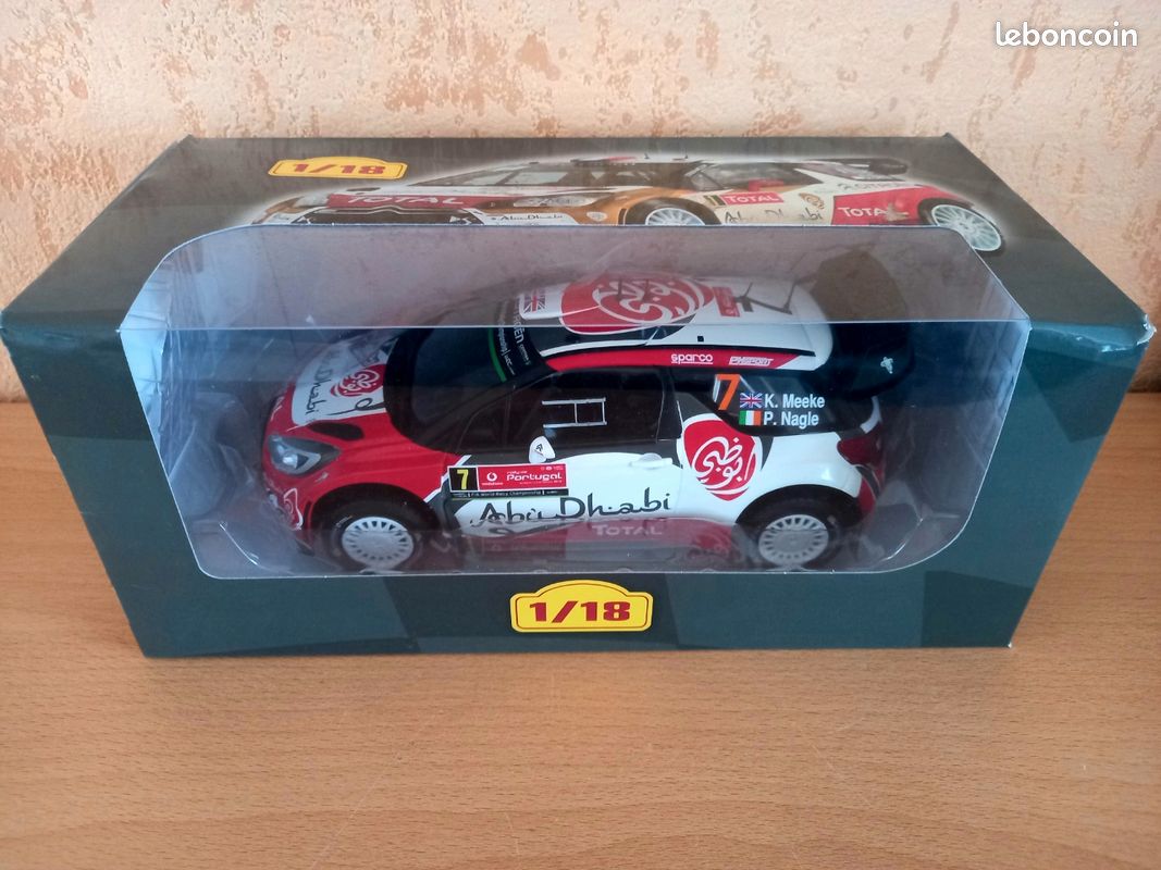 Miniature Citroën DS3 R3 #18 Rallye Mont-Blanc Morzine 2010 - Échelle 1/43 IXO - Occasion - Modèle De Collection