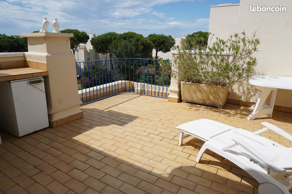 Appartement grande motte avec terrasse 5 a 6 personnes (image 1)