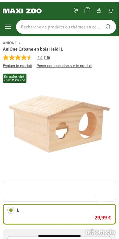 Vends cage rongeur XL (image 1)