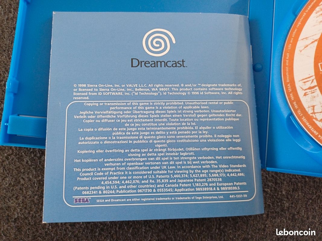 Release de Half-Life Dreamcast prototype, white label et guide