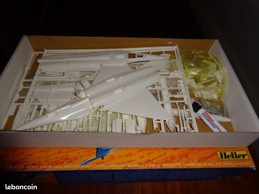 Maquette avion : Kit complet : Rafale A - Heller - Rue des Maquettes