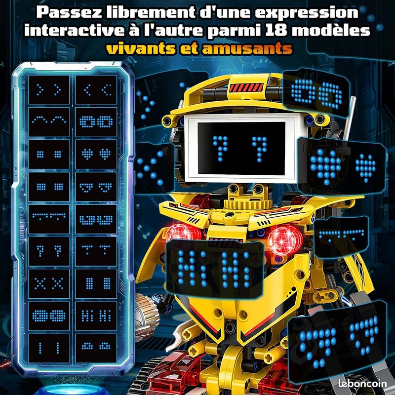 đ€ Robot Programmable 5-en-1 â 660 PiĂšces â Application & TĂ©lĂ©commande (image 5)