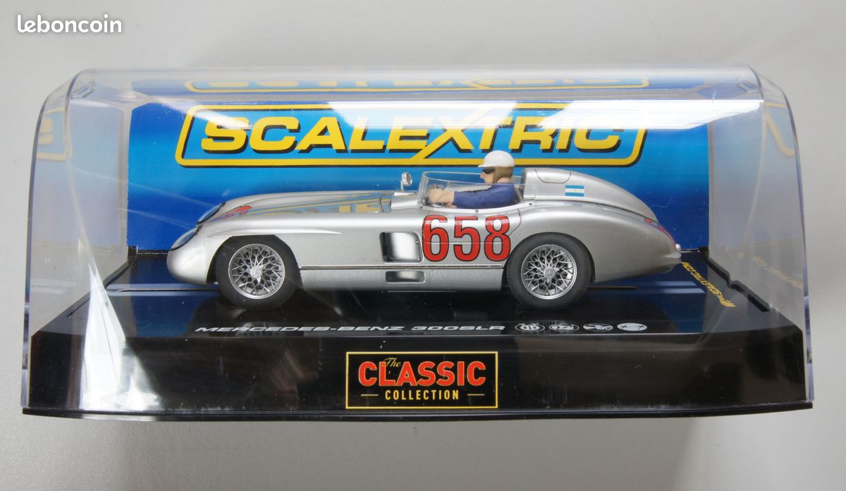 MERCEDES BENZ 300 SLR n°658 2ème Mille Miglia 1955 SCALEXTRIC 1:32 