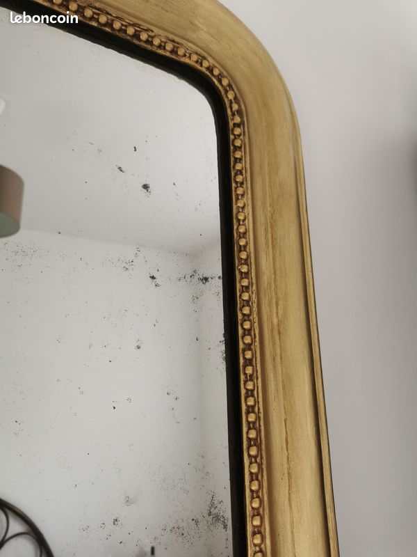 Miroir Louis Philippe 101 x 79 cm ancien (image 3)