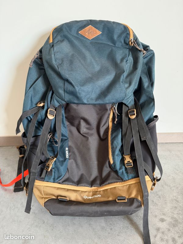 Trekking Escape 70 Quechua Sac à Dos Quechua Escape 70L Avec