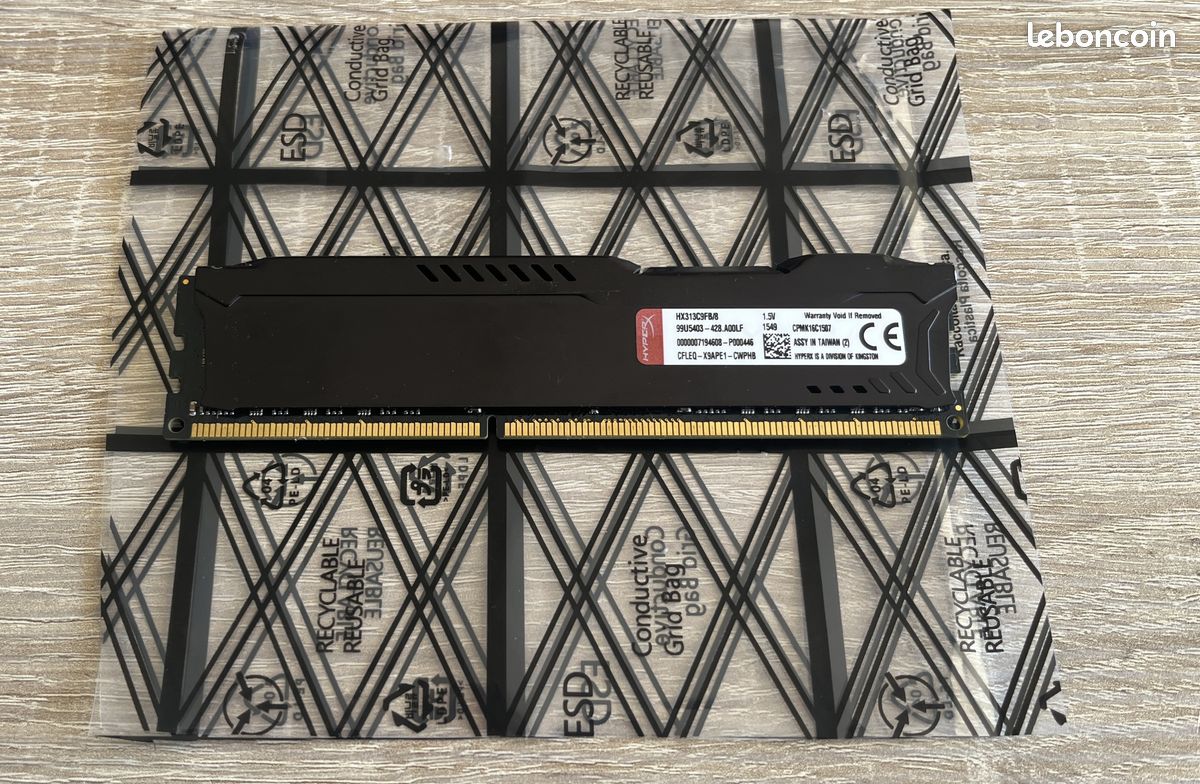 RAM Go DDR3 1333 MHz CL9 HyperX Fury Accessoires informatique