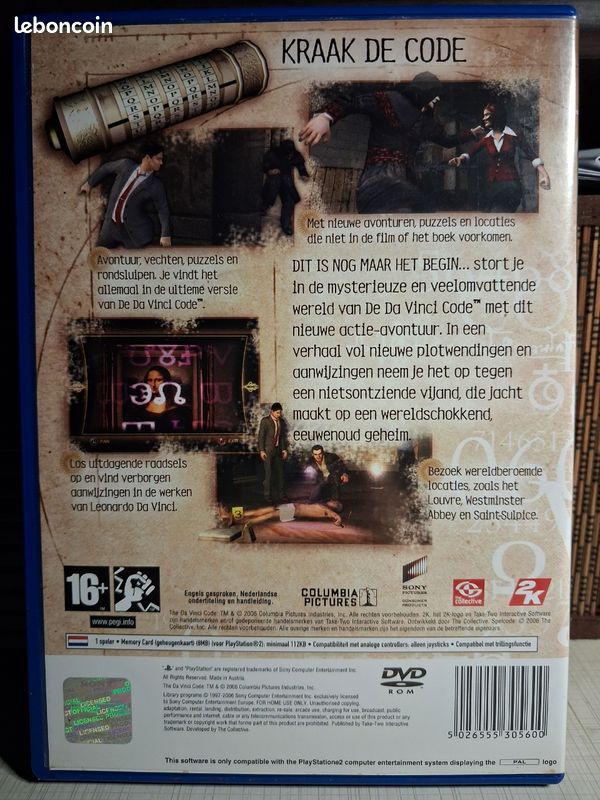 The Da Vinci Code - Jeu PS2 710425279867
