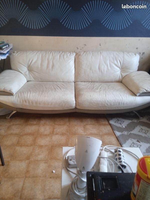 Vent canapé cuir urgent (image 1)