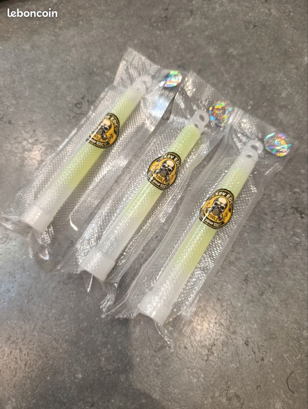 ZJCHAO Bâton lumineux à LED Camping Glowing Stick Light Set Pliable