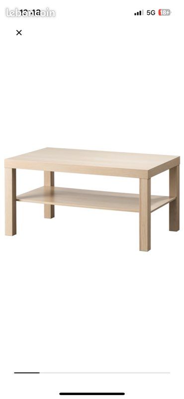 Table basse LACK chêne 90x55 (image 1)