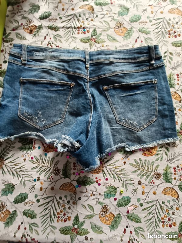 Short en jean court pour femme taille 38 Gémo Vêtements