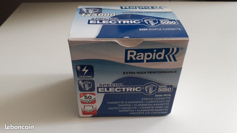 Fourniture Bricolage 5000 Agrafes RAPID 26/6 - Boîte Agrafes