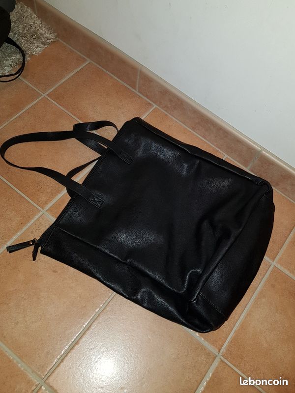 Grand sac noir/doré (image 2)